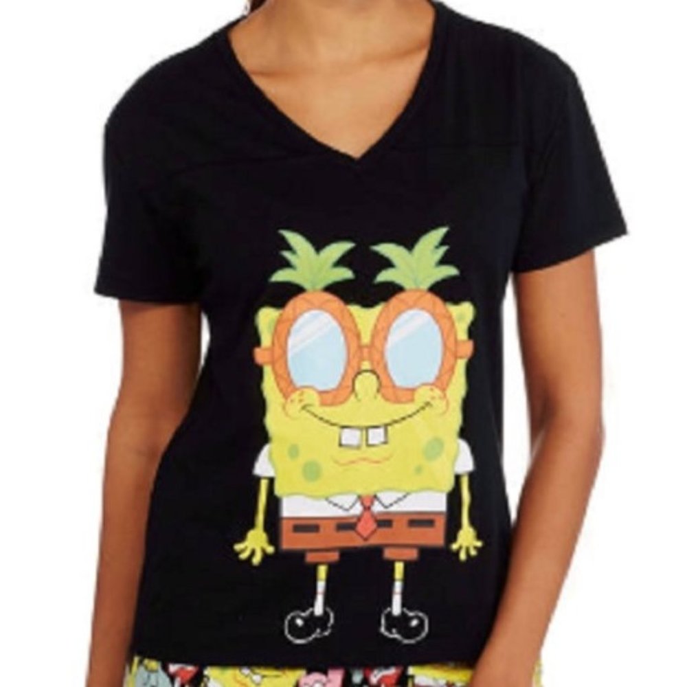 Sleep shirt Spongebob Squarepants womens new size M 8-10